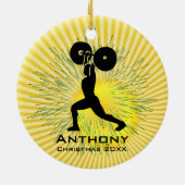 Poids personnalisé Ascenseur Ornement (Dos)