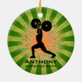 Poids personnalisé Ascenseur Ornement (Dos)