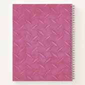 Poids rose Barbell Workout Journal (Dos)