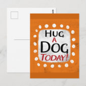 Poignard Un Chien Carte Postale Aujourd'Hui (Devant / Derrière)