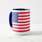 Poignée American Flag Mug Blue (Devant gauche)