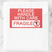 Poignée avec autocollant de soins (Sac)