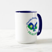 Poignée bleue de tasse de ton de PHC Pickleball (Devant droit)