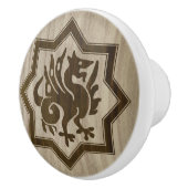 Poignée céramique de dragon de style néogothique (Droite)