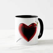 Poignée Dans La Mug Coeur (Devant droit)