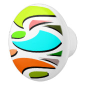 Poignée de céramique design et colorée (Droite)