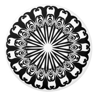 Poignée de meuble à bouton de porte Design Noir et
