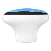 Poignée de meuble à fleurs de rose bleue (Côté)