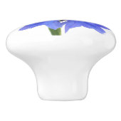 poignée de porte bleu bleuet (Côté)