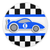 Poignée de porte bleue de graphique de drapeau de (Devant)