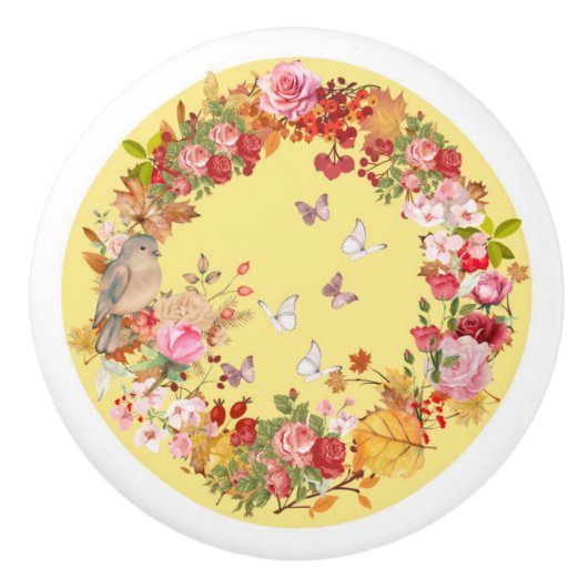 poignée de porte - bouton en céramique - design de (Devant)