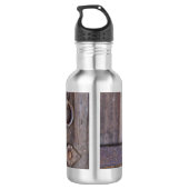 Poignée de porte de cave Bouteille d'eau en acier  (Dos)