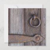 Poignée de porte de cave Mariage Save The Date (Dos)