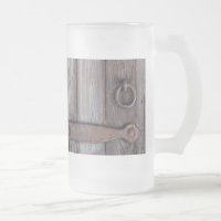 Poignée de porte de la cave en verre givré Mug de