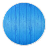 Poignée de porte en bois bleu (Devant)