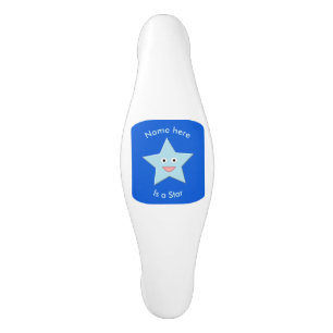 Poignée De Porte En Céramique Bleu brillant Celebration Star Custom Cabinet Pull
