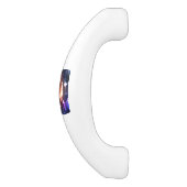 Poignée De Porte En Céramique Clowing Night Butterflies (Côté)