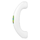 Poignée De Porte En Céramique Crâne à sucre (Côté)