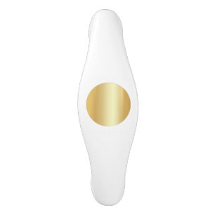 Poignée De Porte En Céramique Faux Gold Glamorisant Élégant Modèle tendance