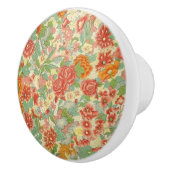 Poignée de porte en céramique florale faite sur (Droite)