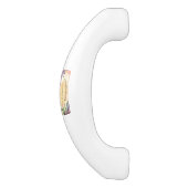 Poignée De Porte En Céramique Grâce de Filigrane (Côté)