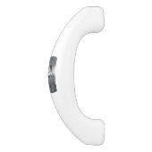 Poignée De Porte En Céramique Sagittarius Zodiac Grunge en acier déprimé (Côté)