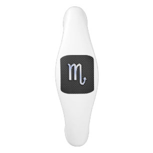 Poignée De Porte En Céramique Scorpio Zodiac Sign on Carbon Fibre Print