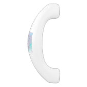 Poignée De Porte En Céramique Symbole Zodiaque du Taurus de style Pearl Nacre (Côté)