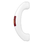 Poignée De Porte En Céramique Trois Roses de bijoux (Côté)