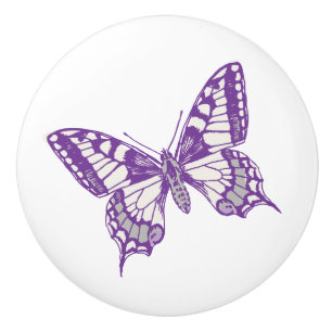 poignée de porte en forme de papillon swallowtail