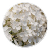 Poignée de porte, fleurs blanche (Devant)