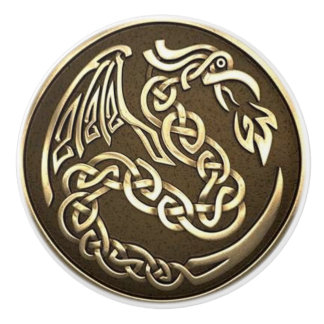 Poignée de porte ou de tiroir de style celtique
