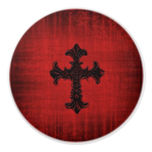 Poignée de porte ou de tiroir de style gothique (Devant)