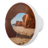 Poignée de porte, photo plage et cap (Droite)