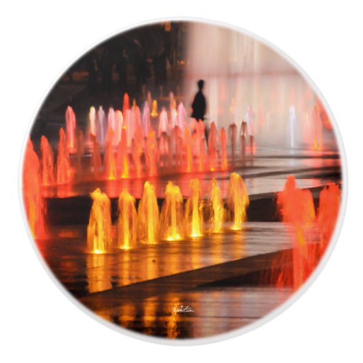 Poignée de porte, photo, silhouette homme (Devant)