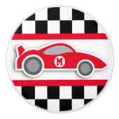 Poignée de porte quadrillée par voiture de course (Devant)