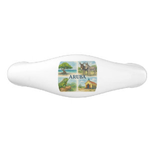 Poignée De Tiroir En Céramique Aruba multivu aquarelle