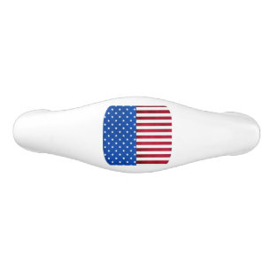 Poignée De Tiroir En Céramique Drapeau américain Stars and Stripes par Shirley Ta