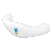 Poignée De Tiroir En Céramique Méduse arc-en-ciel (Angle)