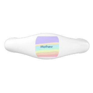 Poignée De Tiroir En Céramique simple lettre initiale monogramme ajouter votre no