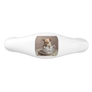 Poignée De Tiroir En Céramique Teacup Chihuahua Paint Puppy Oil,