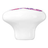 Poignée décorative à lettre B monogrammée (Côté)