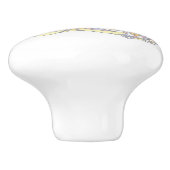 Poignée E monogramme de lettre décorative (Côté)