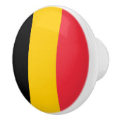 Poignée en céramique avec drapeau de Belgique (Droite)