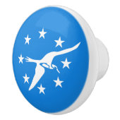 Poignée en céramique avec drapeau de Corpus Christ (Droite)