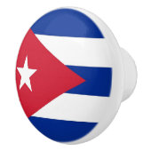 Poignée en céramique avec drapeau de Cuba (Droite)
