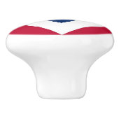 Poignée en céramique avec drapeau de Denver City,  (Côté)