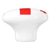 Poignée en céramique avec drapeau de Géorgie (Côté)