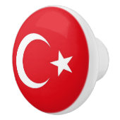 Poignée en céramique avec drapeau de Turquie (Droite)