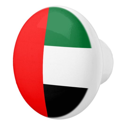 Poignée en céramique avec drapeau des EAU (Droite)